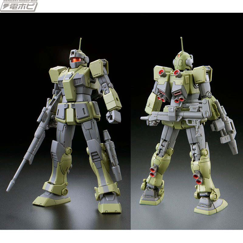 ガンプラ「HG ジム・スナイパーカスタム」と「BB戦士 LEGENDBB 飛駆鳥