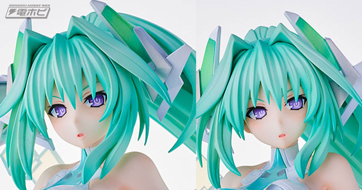 超次元ゲイム ネプテューヌ』グリーンハートが巨大なランスを構えた姿