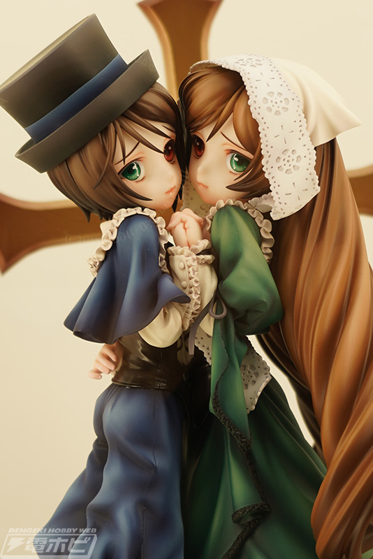 ローゼンメイデン』寄り添う翠星石＆蒼星石のフィギュア彩色見本が初