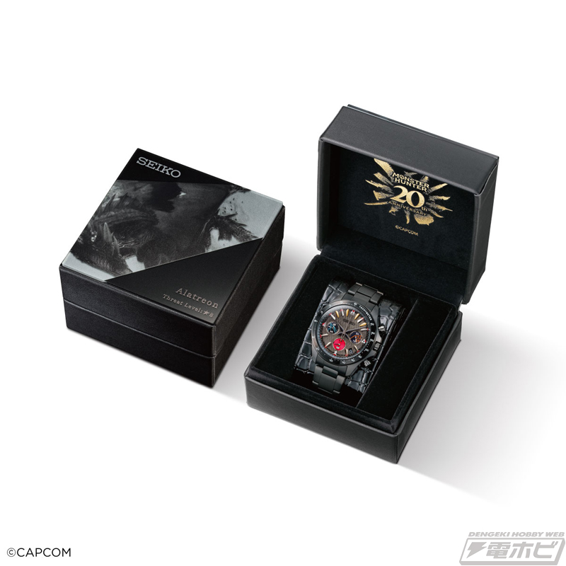 モンスターハンター」シリーズ発売20周年を記念したセイコー