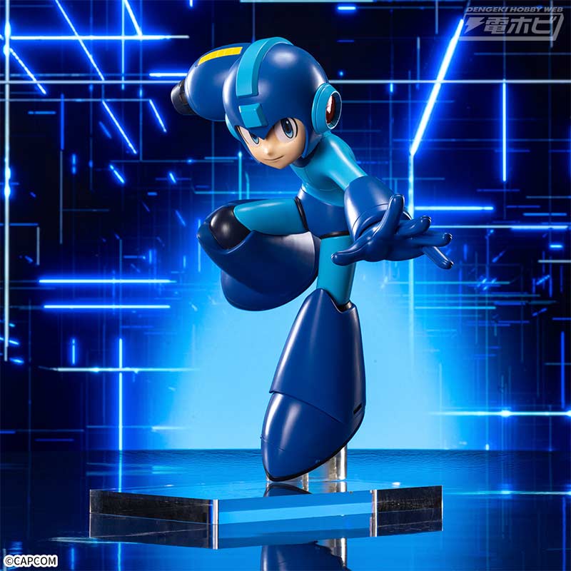 ロックマン」のリアルフィギュアがセガプライズにエントリー！躍動感