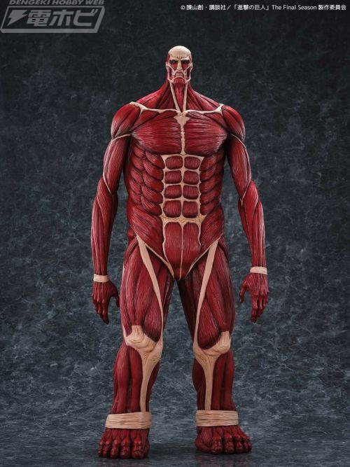 全高約63センチのメガサイズ!!『進撃の巨人』超大型巨人が圧倒的