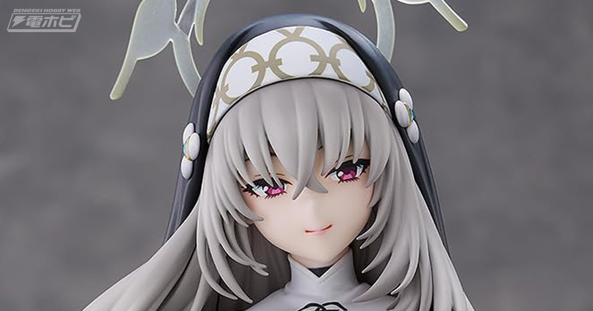 太ももがチラリとのぞくシスター服姿に釘付け！『ブルーアーカイブ