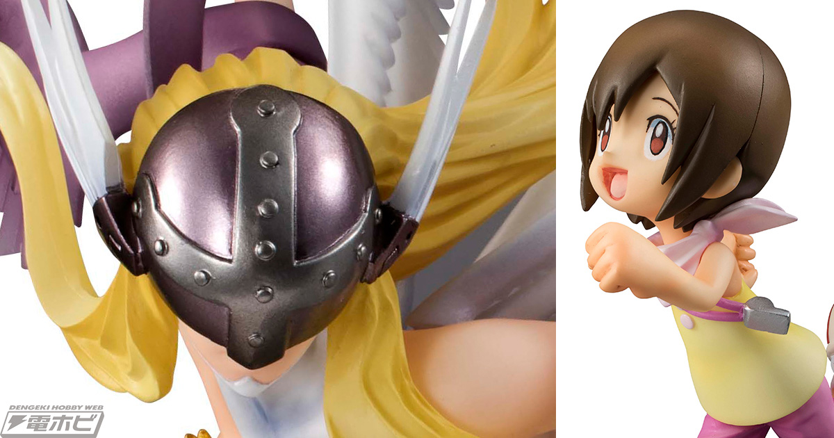 デジモンアドベンチャー』より、完全体・エンジェウーモン＆八神ヒカリ