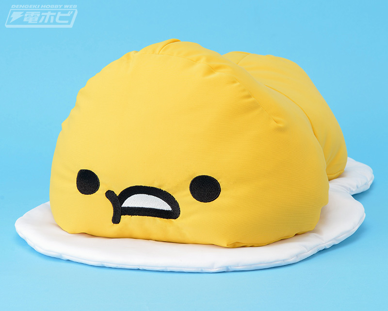 クールな手触りがクセになる!?「ぐでたま」のもちもち触感ぬいぐるみが