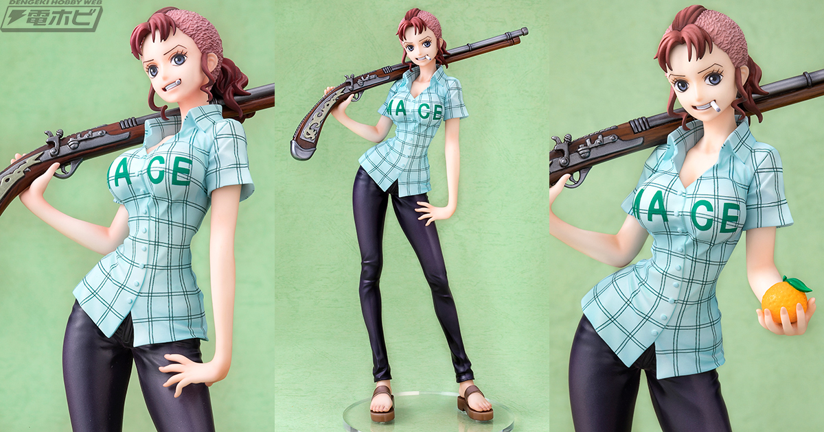 パーツ差し替えでみかんを持つ姿も再現可能！『ワンピース』ベルメール