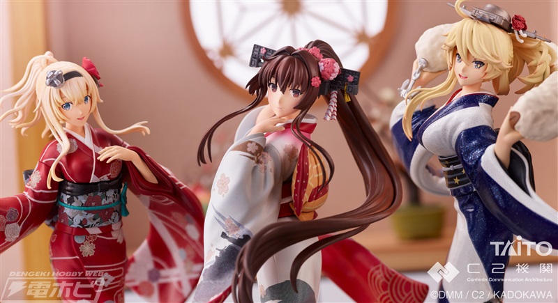 ARで試し置き可能！『艦これ』晴れ着姿の大和やアイオワのフィギュアが