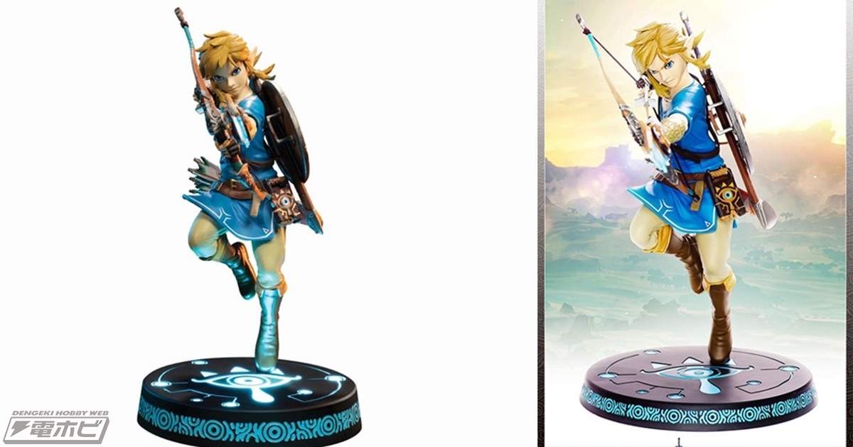 ゼルダの伝説 ブレス オブ ザ ワイルド』から弓矢を構えたリンクの