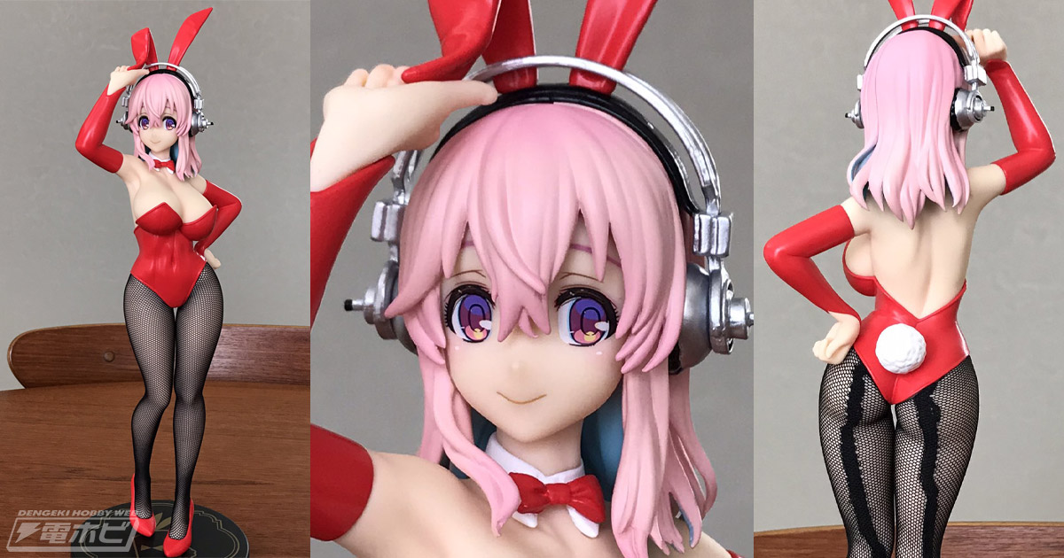 溢れんばかりのたっぷりバスト＆赤バニーガール衣装を再現！「ビッ