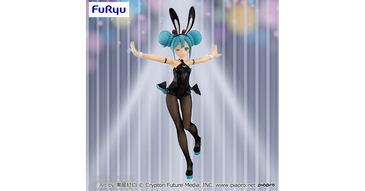 セクシーバニー姿で可愛いウィンクをお届け！『初音ミク』が「BiCute