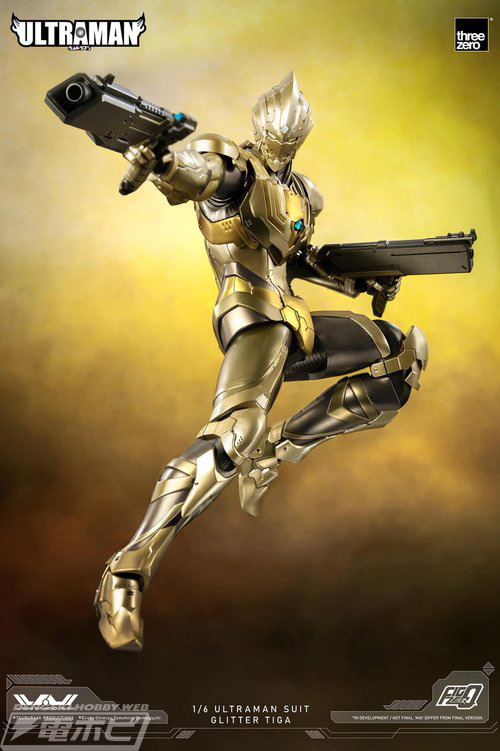 メタリックゴールドを基調とした「フィグゼロ 1/6 ULTRAMAN SUIT
