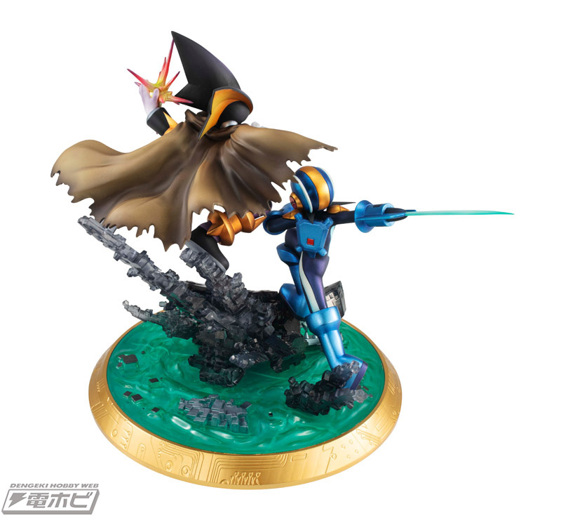 ロックマン エグゼ』ロックマン＆フォルテの激闘シーンをイメージした