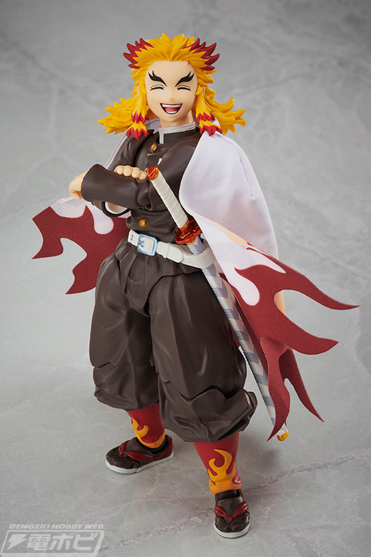 鬼滅の刃』煉獄杏寿郎のアクションフィギュア「BUZZmod.」がバージョン