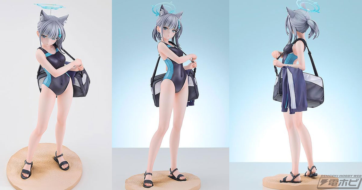 ブルーアーカイブ』砂狼シロコが水着姿でフィギュア化！スラリと伸びた