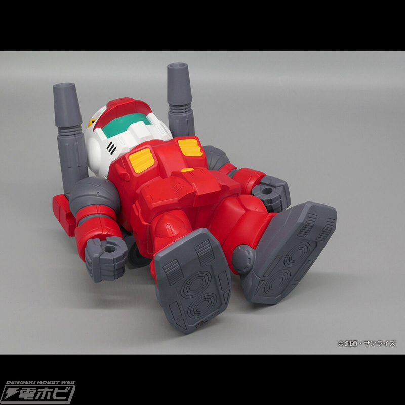 機動戦士ガンダム』SDのガンキャノンがビッグサイズのソフビフィギュア