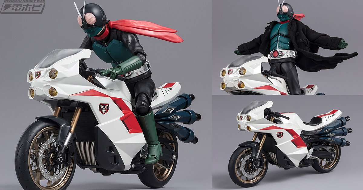 交換用マフラーで仮面ライダー第2号が搭乗する姿も再現可能！『シン