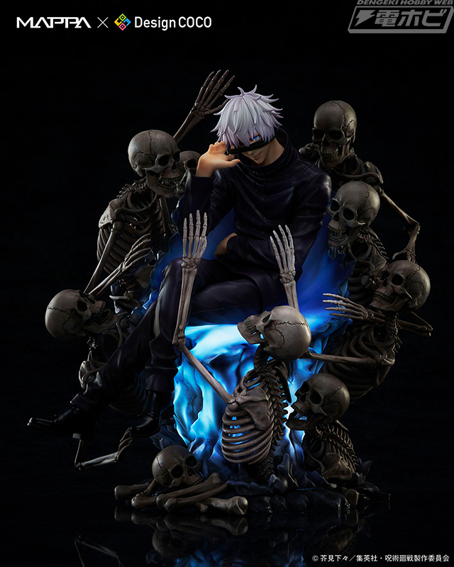 呪術廻戦』POP UP STOREで展示されている五条悟等身大フィギュアが1/7