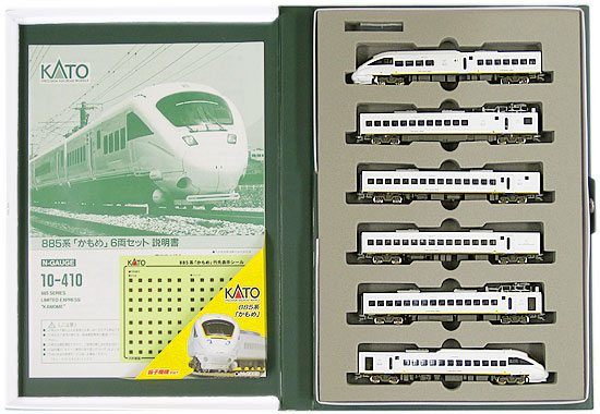 公式]鉄道模型(10-410885系 「白いかもめ」 6両セット)商品詳細｜KATO