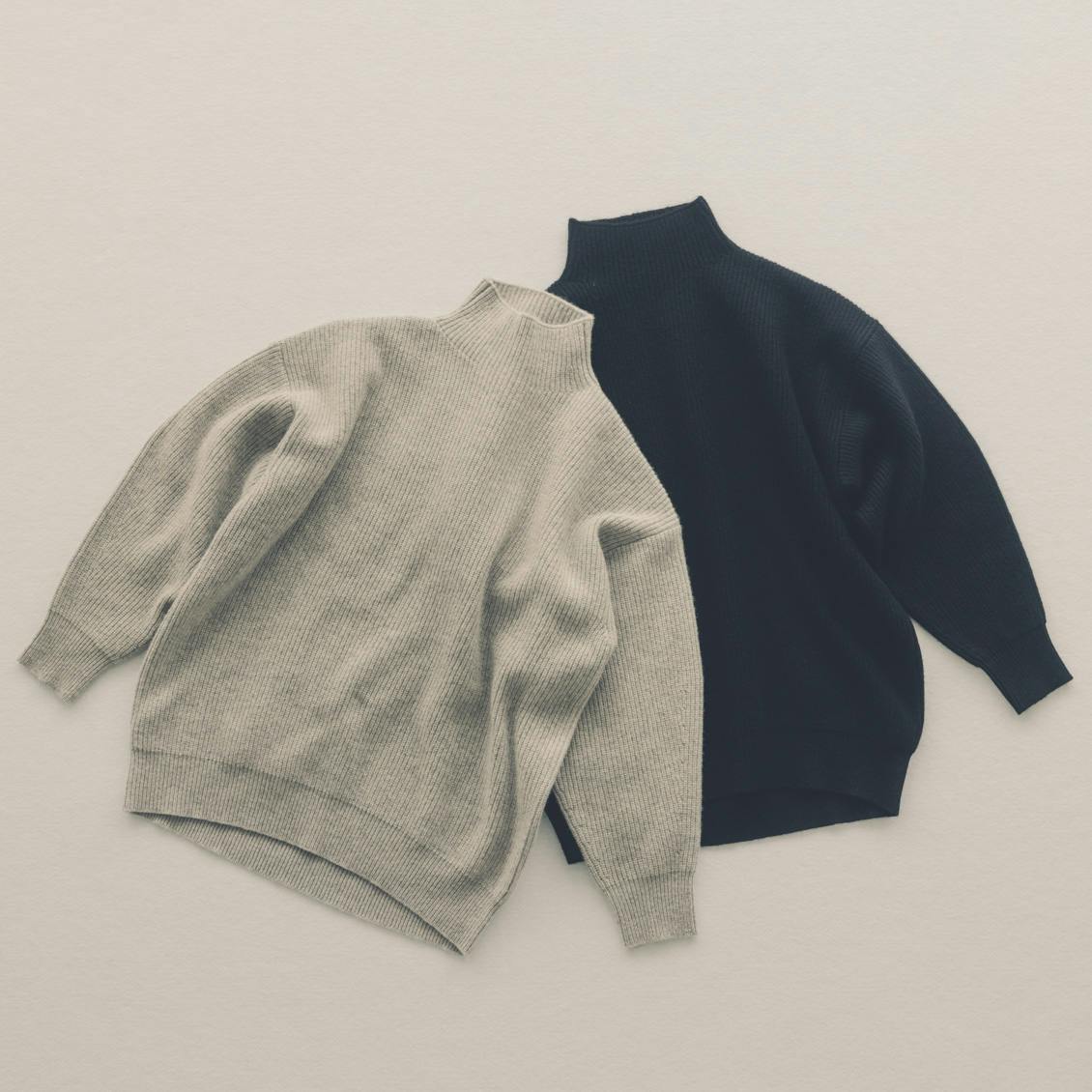 新商品】この冬の相棒にしたい、「あったかウールのミドル丈ニット」が