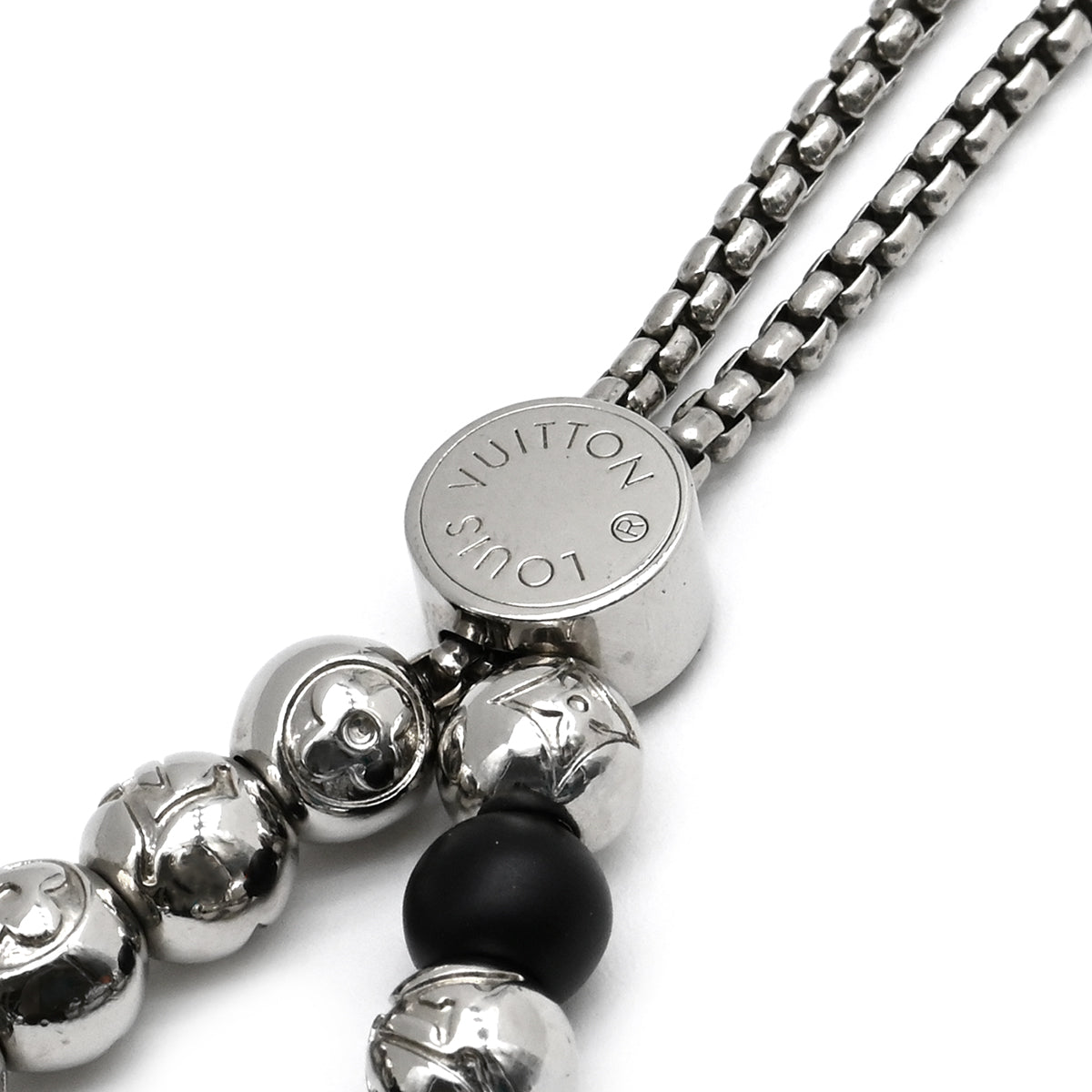 ルイヴィトン LOUIS VUITTON ブレスレット・モノグラム ビーズ M00512