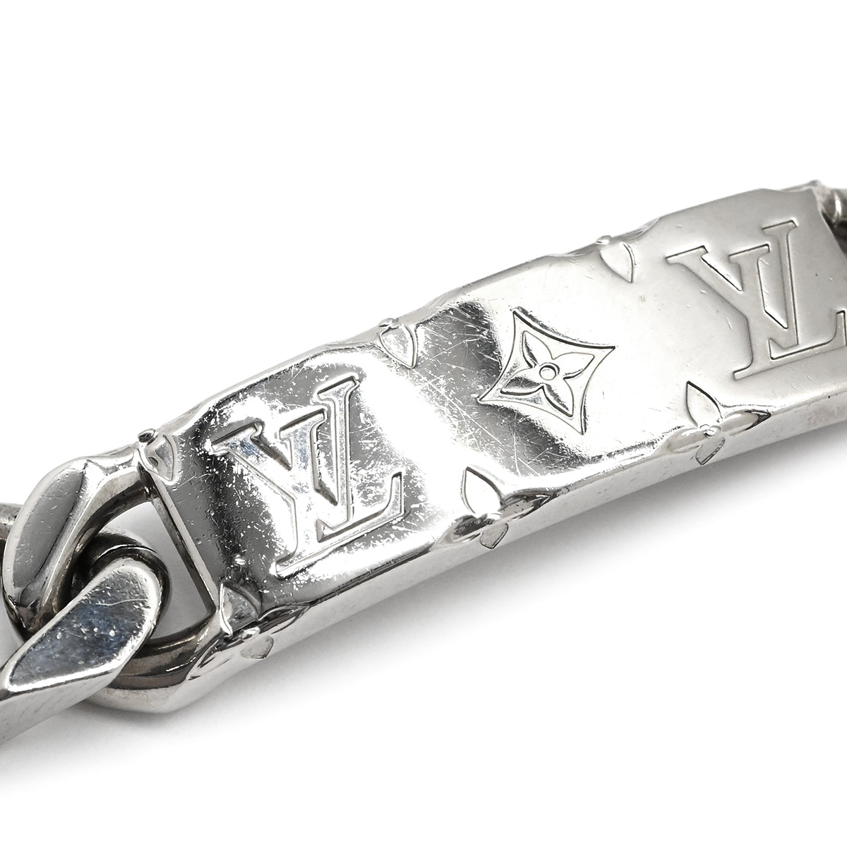 ルイヴィトン LOUIS VUITTON チェーンブレスレット モノグラム M00270