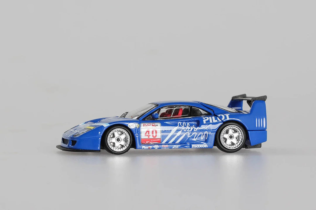 Stance Hunters 1:64 Ferrari F40 LM Pilot Blue #40 – Horizon Diecast