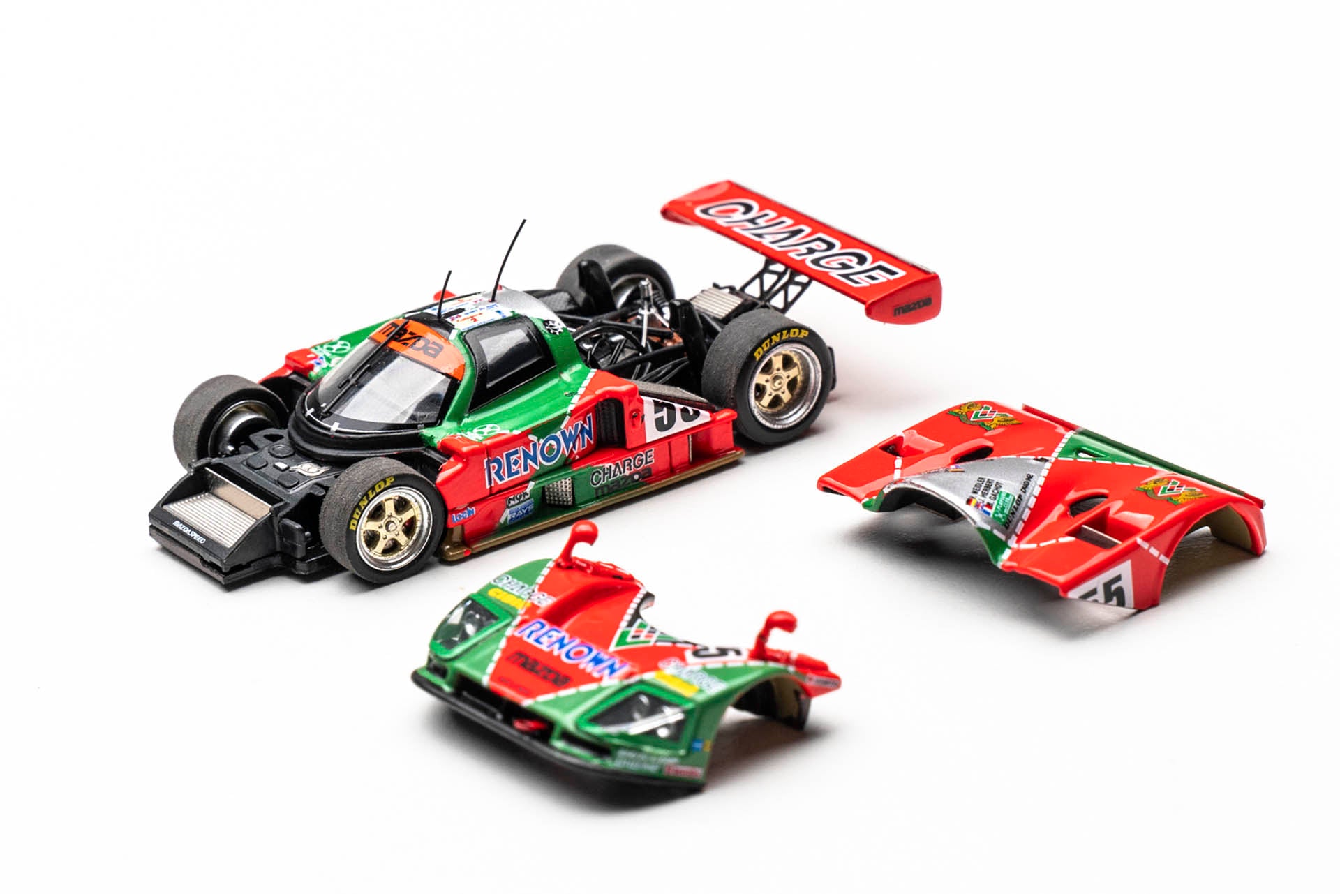 MOTORHELIX 1:64 Mazda 787B #55 WINNER Car – Horizon Diecast