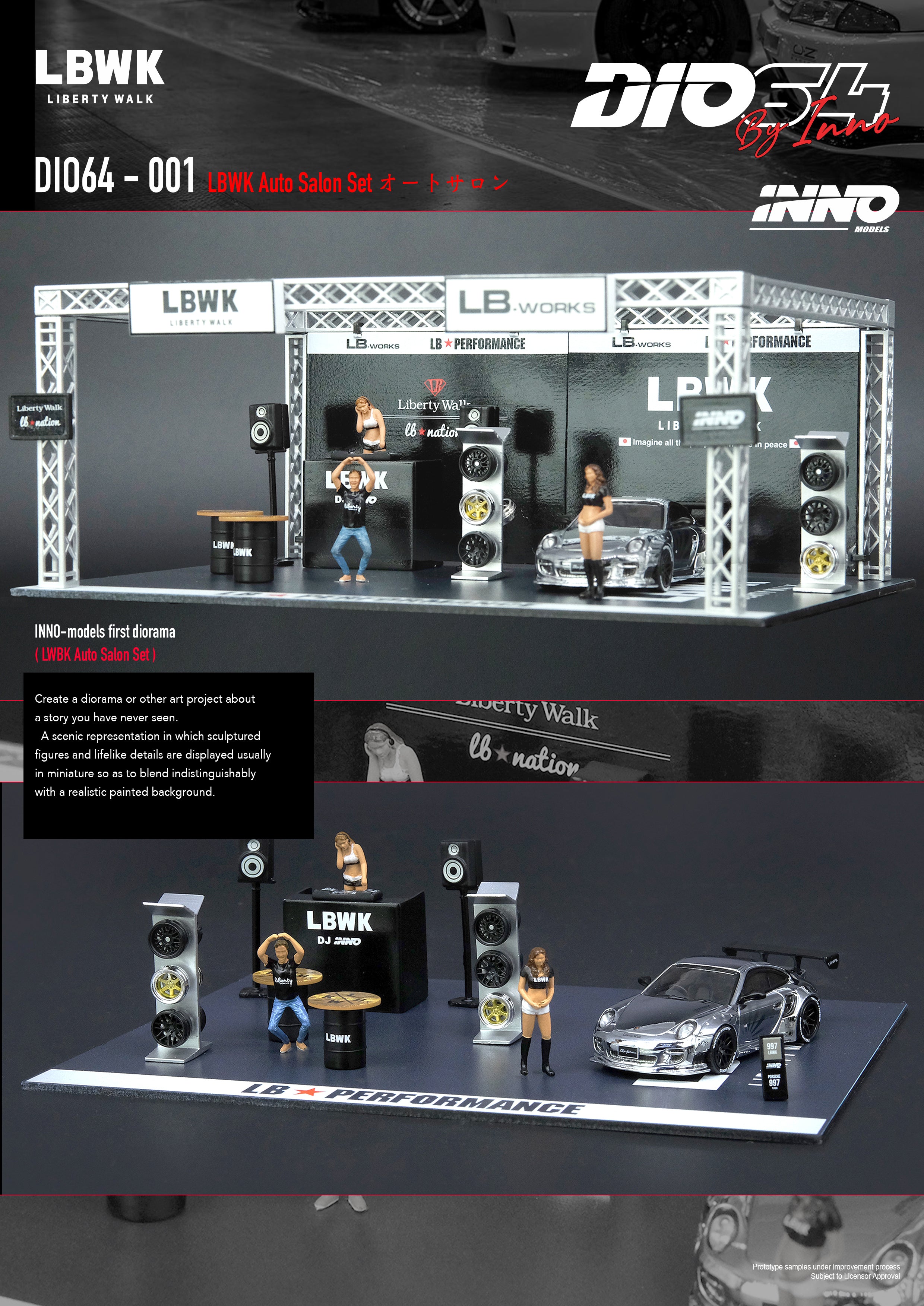 Inno 64 LBWK Auto Salon Diorama DIO64-001 – Horizon Diecast