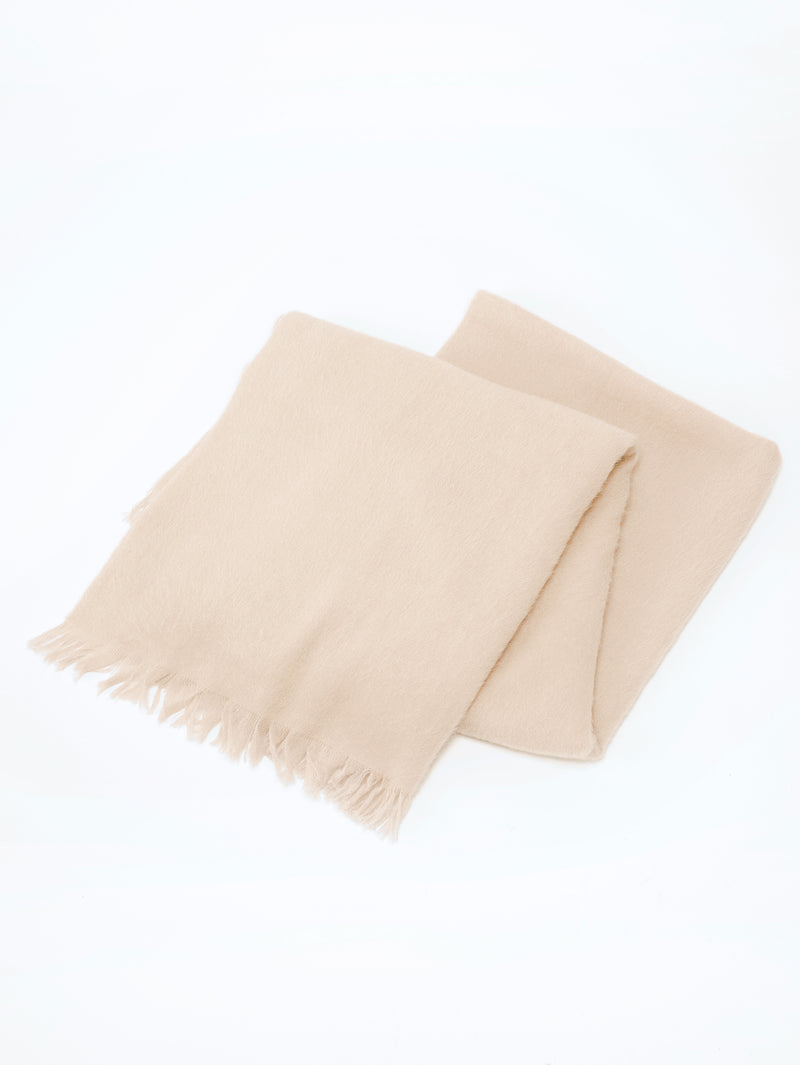 ASAUCE MELER | スーリーアルパカシャギーストール – H+HELIOTROPE