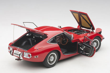 1/18 トヨタ 2000GT レッド ミニカー | 鉄道模型・プラモデル