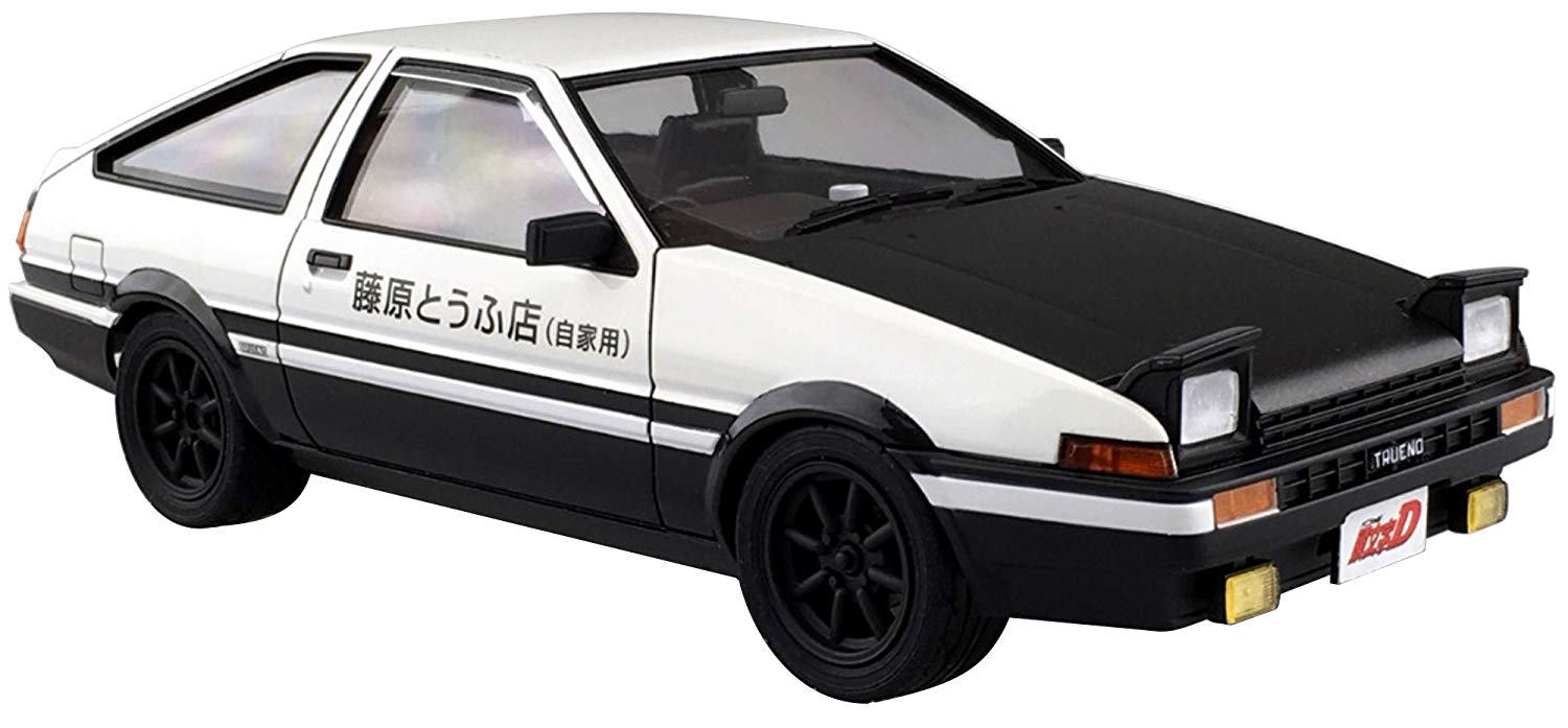 アオシマ 頭文字（イニシャル）D No.1 1/24 藤原拓海 AE86トレノ