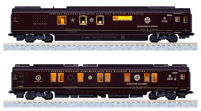 KATO 【室内灯取付済】クルーズトレイン ななつ星 in 九州 8両セット N