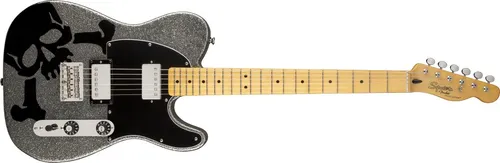 Guitarra Squier By Fender Telecaster Scandal Haruna Silver