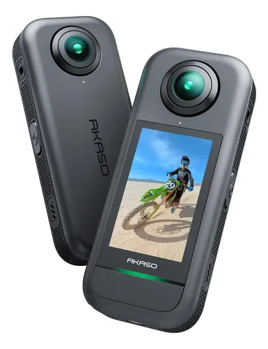 Action Camera Akaso 360 Weatherproof 5.7k 360° W/ 48mp Senso