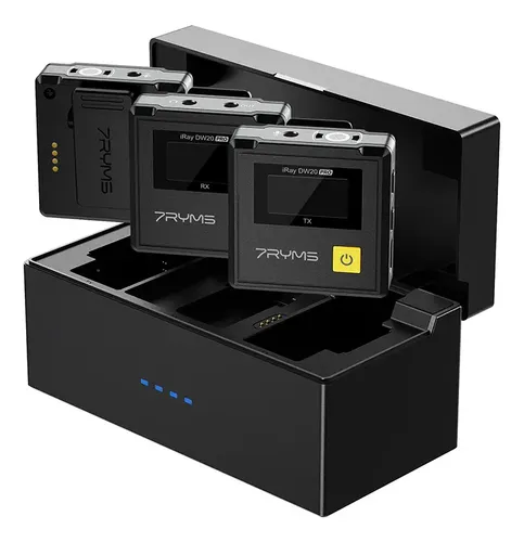 7ryms Iray Dw20 Pro Wireless Lavalier Microphone | MercadoLivre