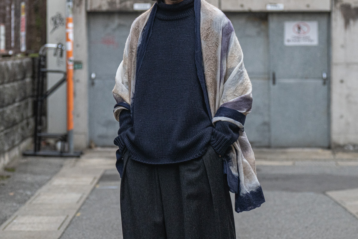 シルバナ マネッティの カシミヤシルク ストール | HUES 福岡セレクト