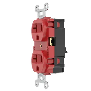 EdgeConnect™ Series, Duplex Receptacle, 20A 125V, 5-20R, Screwless