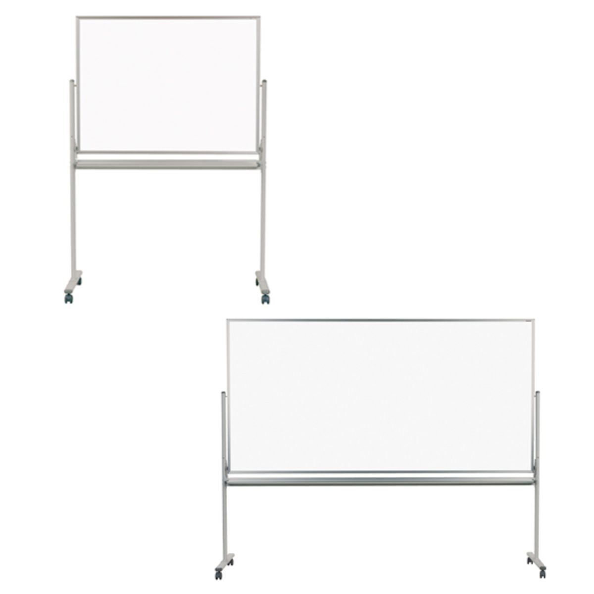 ホワイトボード片面脚付 MAJIシリーズ ホーローホワイト 無地 MH｜馬印