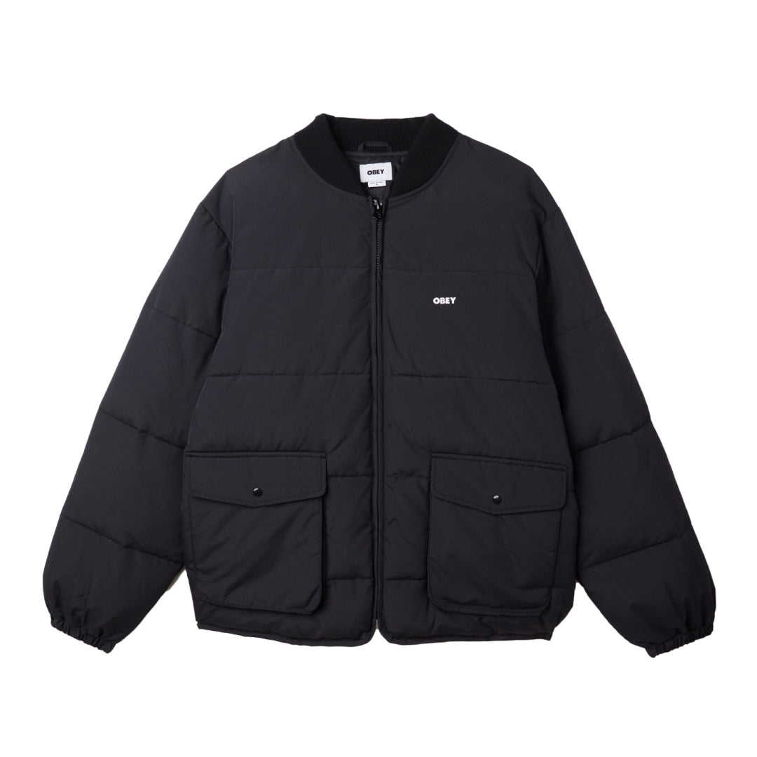 OBEY CHARLIE JACKET (BLACK) オベイの正規取り扱いオンライン通販