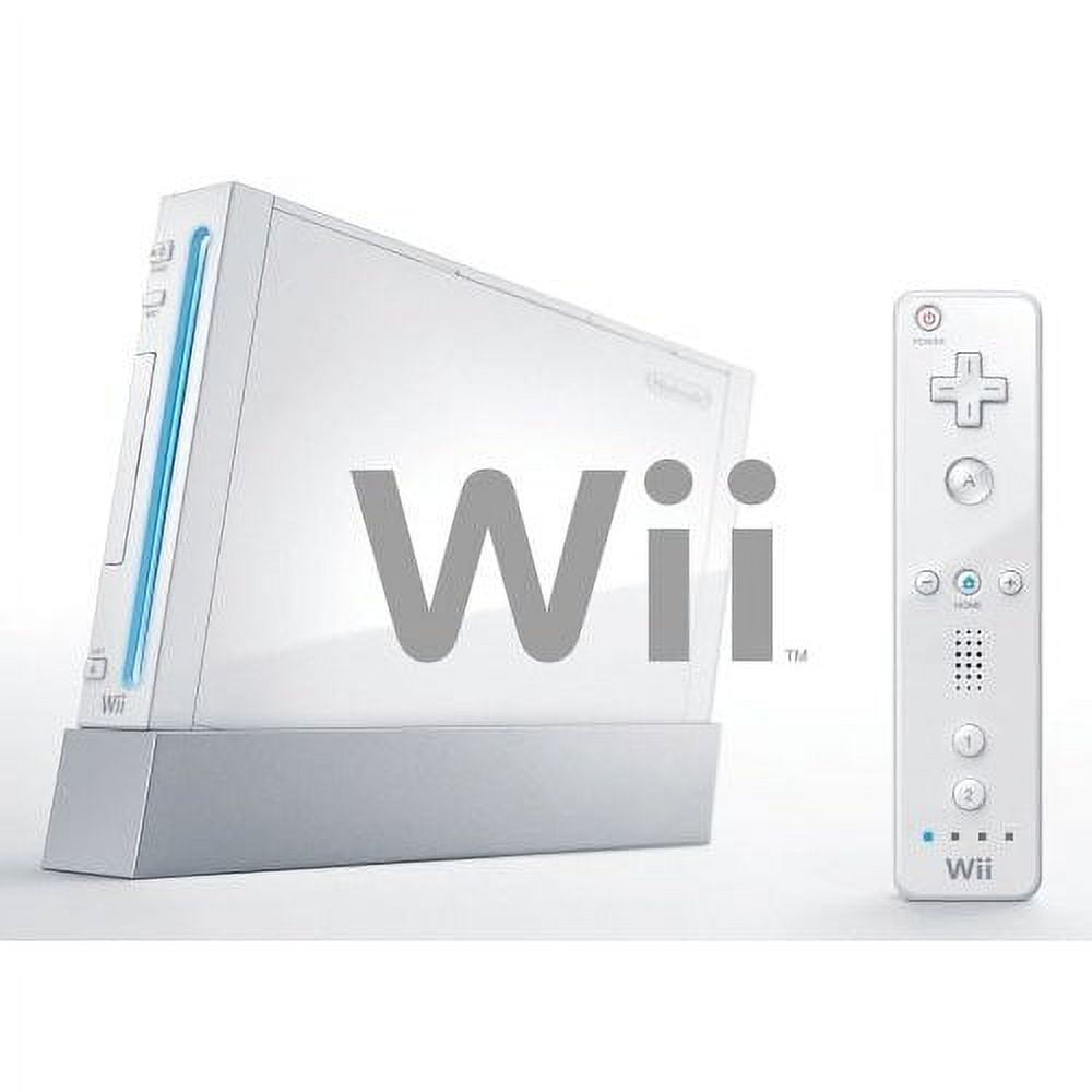 Restored Nintendo Wii Console White With Just Dance 3 (Refurbished