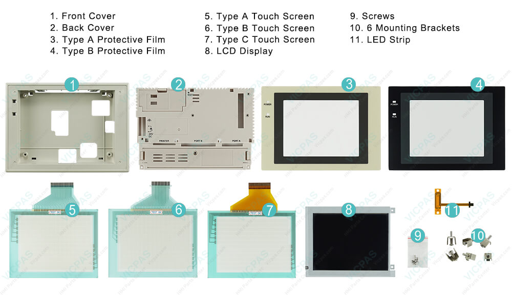 NT31-ST123B-V3 Omron NT31 Series HMI Touchscreen Repair | NT
