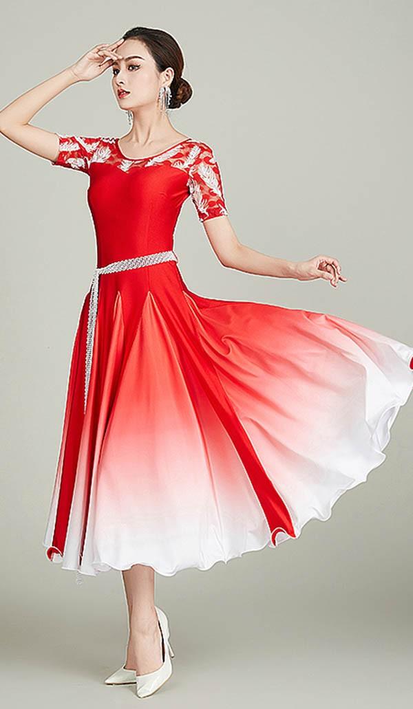 社交ダンスドレスイタリア製SILVIA 社交ダンスドレス・衣装のドレス