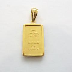 K18 18金 オニキス 龍 ドラゴン ペンダントトップ 16mm×16mmの