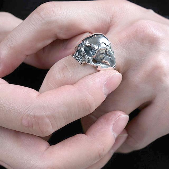 ディールデザイン フュージョン スカル シルバー リング 指輪 シルバー