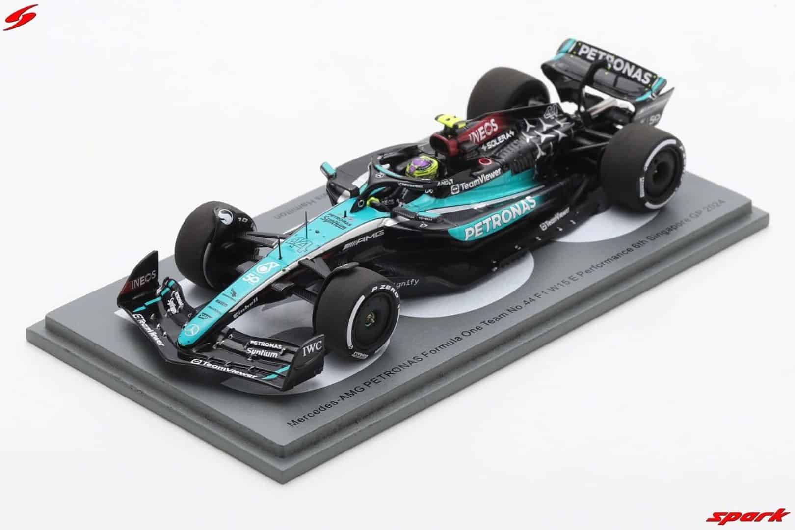 Lewis Hamilton - Mercedes W15 - 2024 Singapore GP Special Livery