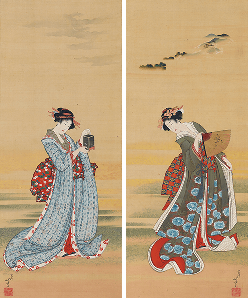 春秋二美人図｜収蔵品の紹介「出光コレクション」｜出光美術館