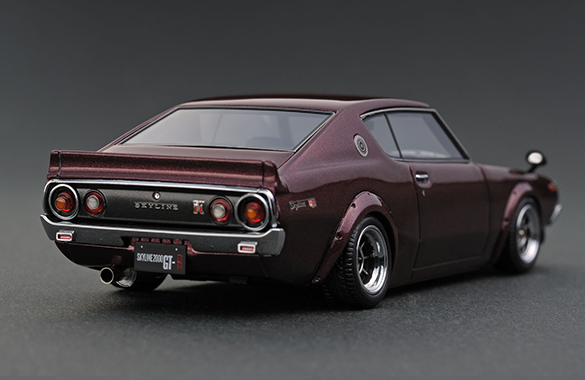 IG0353 1/43 Nissan Skyline 2000 GT-R (KPGC110) Purple | LINE UP