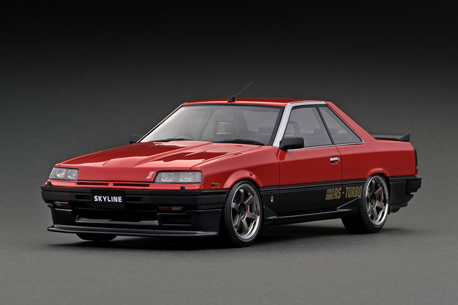 IG3434 1/18 Nissan Skyline 2000 RS-X Turbo-C (R30) Red/Black With