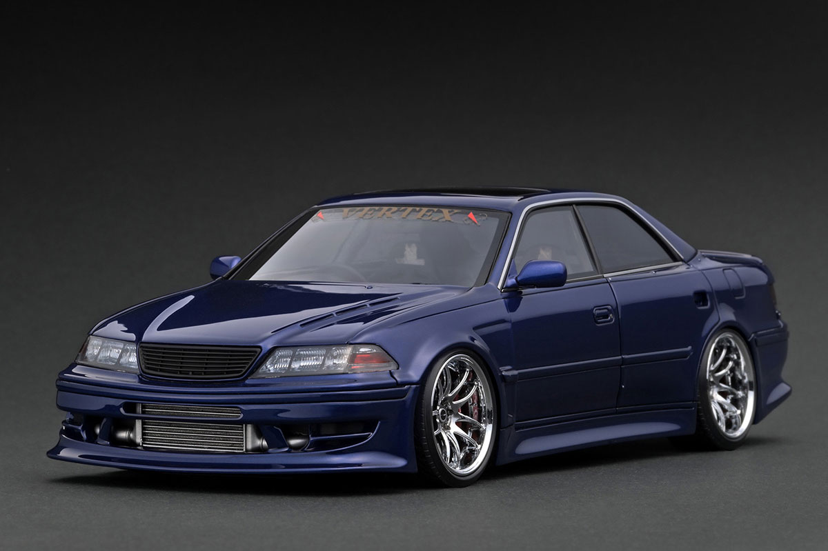 IG3581 1/18 VERTEX JZX100 MARK-II Blue Metallic | LINE UP | [公式