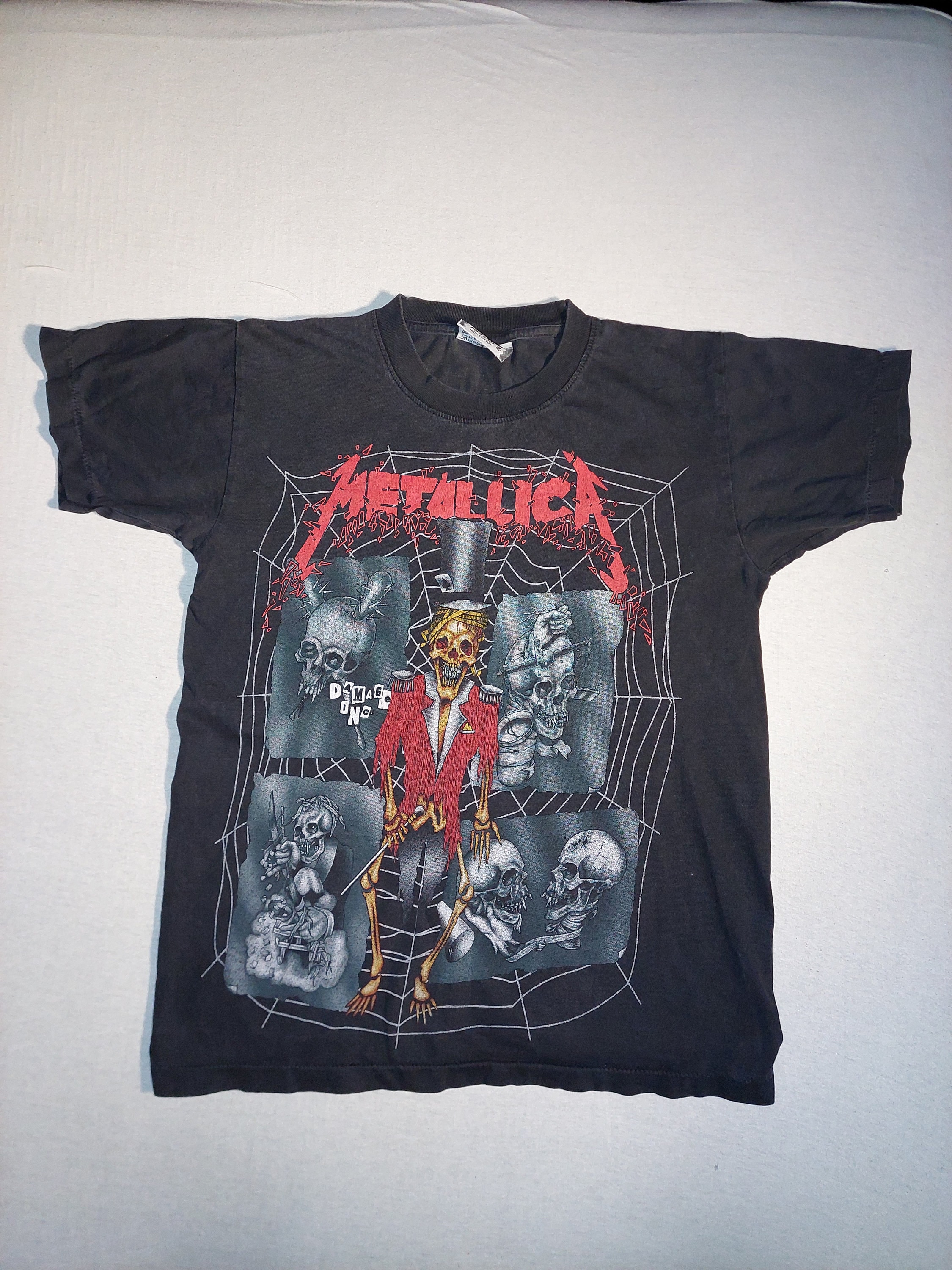 METALLICA DAMAGE Inc Unique 90s Rare Vintage Style Shirt Original